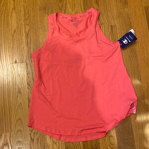 Champion Wicking Anti-Odor pink/peach Eco cut Athletics Tank new M (c)